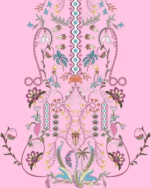 Floral Lawn Front Panel