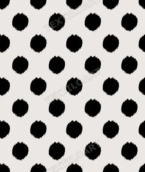 Ikat Polka Dot Pattern